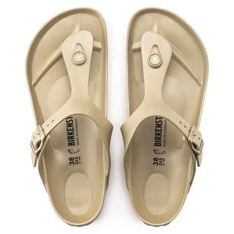 birkenstock gizeh eva glamour gold.